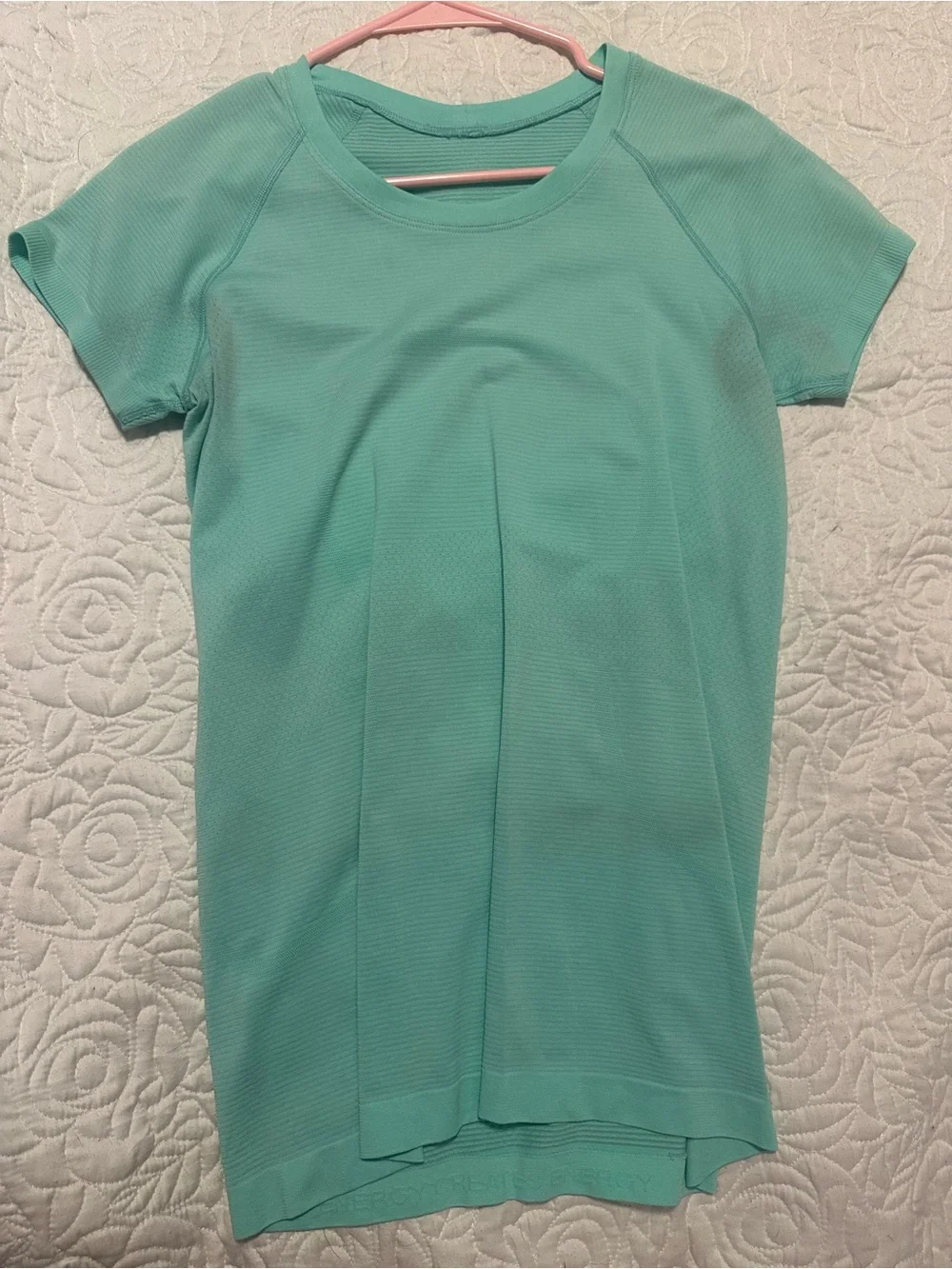 lululemon athletica Swiftly Short Sleeve 2.0 Waist Length in Mint Green